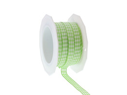 Band vichy 10 mm x 20 m Grun 127
