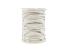 Corde suedine 3 mm x100 m blanc