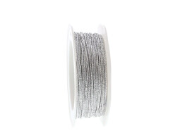 Corde laitonnee 1 mm x 50 m argent      08