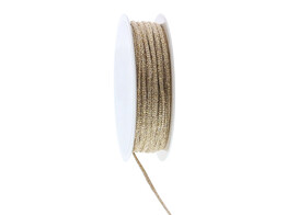 Monaco cord 3 mm x 20 m gold colour 021