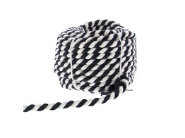 Corde Cotton Twist 6 mm x 10 m couleur 85 noir