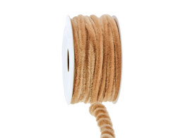 Corde laitonnee Chenille 6 mm x 10 m brun 72