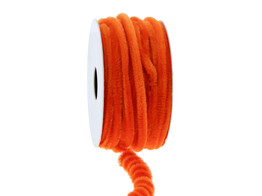 Corde laitonnee Chenille 6 mm x 10 m orange 57