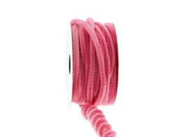 Corde laitonnee Chenille 6 mm x 10 m rose 18