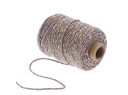 Baumwollkordel Lurex Twist 2mm