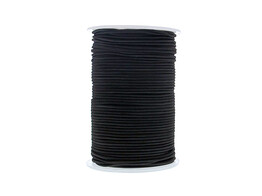 Round elastic cord 2mm x 100m colour 85 black