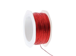 Corde Gloss 1 mm x 100 m couleur 20 rouge