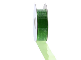 Plastic ribbon 25mmx20m green
