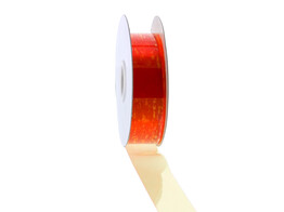 Plastic ribbon 25mmx20m orange