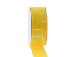Ribbon Squares 40mm x 15m yellow colour 10
