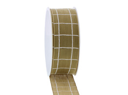 Ribbon Squares 40mm x 15m taupe colour 71