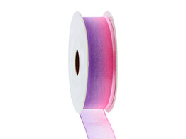Ribbon Ombre 25 mm x 20 m lilac - pink 35