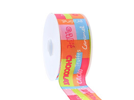 Ribbon Colorblock 38mmx20m colour 315 fuchsia