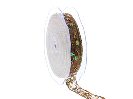 Ribbon Baroque 30mmx20m brown