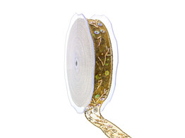 Ribbon Baroque 30mmx20m gold