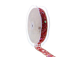 Ribbon Baroque 30mmx20m red