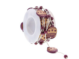Cord xmasballs plum