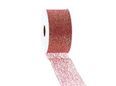 Ruban crispy deluxe 50mm x 10m bordeaux - or  25