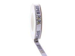 Satinband Super Papa  Metal  15mmx20m