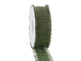 Ruban Rustic deluxe 40mm x 15m vert fonce couleur 59