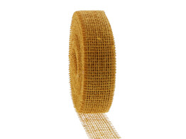 Ribbon Jute 50mm x 40m ochre