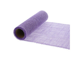 Deco Jute 30 cm x 5m lilac - fine mesh