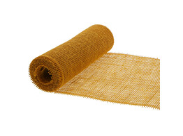 Deco Jute 30 cm x 5m ochre - fine mesh