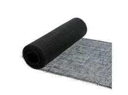 Deco Jute 30 cm x 5m black - fine mesh