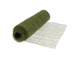 Deco Jute 30 cm x 5m olive green - wide mesh