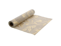Banner / Table runner Foresta 280 mm x 2 5 m gold 07