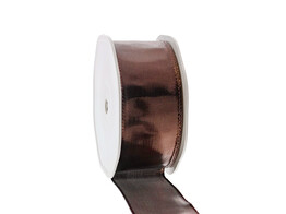 Ribbon glamourous 38 mm x 20 m dark brown 75