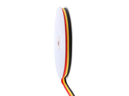 Ribbon Belgian flag 10 mm x 50 m   90