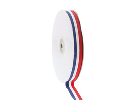 Ribbon French flag 15 mm x 50 m   92