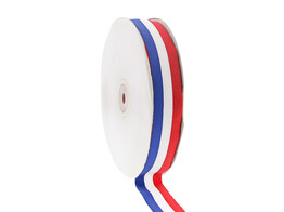 Ribbon French flag 25 mm x 50 m   92
