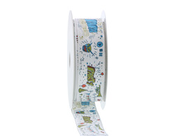 Band mit Draht  Papa Music   25mmx20m Farbe 140