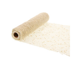 Banner / Table runner Chic 280 mm x 3 m gold - cream 51