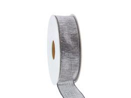 Ribbon Scarlet 25 mm x 20 m silver 01