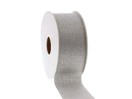 Ribbon Luster 40 mm x 20 m grey silver 80