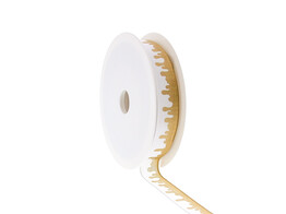 Ruban laitonne  Goldy  drips 15mm x 20m couleur 140