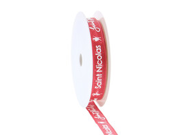 Ribbon Saint  Vintage  puff 15mm x 20m colour 120 red French
