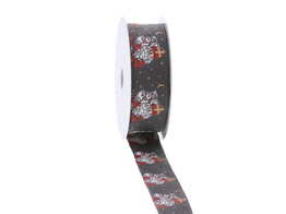 Wired ribbon Saint Vintage  OZOSNEL  25mm x 20m colour 140