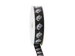 Band met Drahtkante  BOO  Geist 15mm x 20m schwarz 000