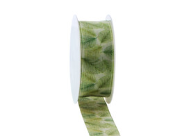 Ribbon Leaves 40mm x 15m green colour 542