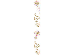 OB Banner  Dandelion  with love horizontaal 25 x 245 cm