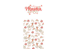 SC Banniere  Fleur  allerliefste mama maxi 50 x 122 5 cm