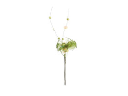 Voile Rose Perle mit Pailletten Farbe Aloe Vera