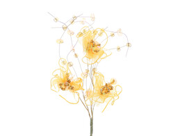 3 veil roses pearl / spangle passion