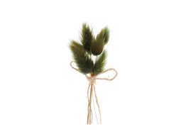 Trockenblumenstrau  10cm mit Klebestreifen dunkelgrun