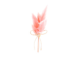 Trockenblumenstrau  10cm mit Klebestreifen rosa