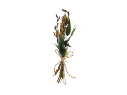 Trockenblumenstrau  15cm mit Klebestreifen dunkelgrun
